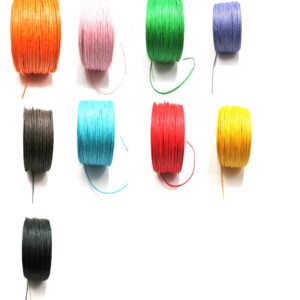 Κορδόνι βαμβακερό κερωμένο 1mm/καρούλι 100 μέτρα