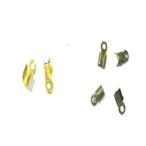 Ακροδέκτης σφιχτηράκι 6x3mm  για κορδόνι 1mm/100 τεμ.