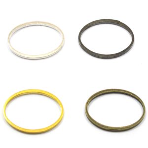 Οβάλ μεταλλικό χαλκός 24x10mm