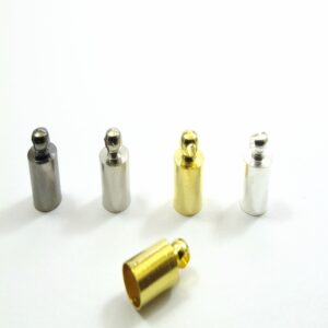 Ακροδέκτης χαλκός 10x5mm για κορδόνι 4-4.5mm