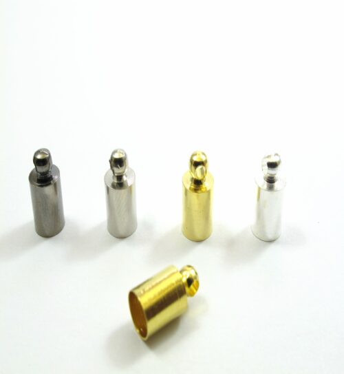 Ακροδέκτης χαλκός 10x5mm για κορδόνι 4-4.5mm