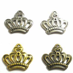 Κορώνα μεταλλική αντικέ 16x22mm