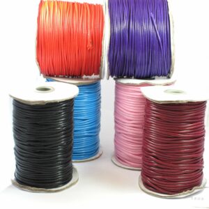 Κερωμένο κορδόνι νάυλον 2mm/μέτρο