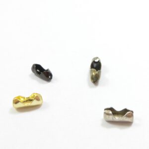 Κούμπωμα χαλκός 10x4mm για αλυσίδα μπίλια 2mm