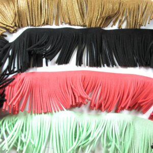 Τρέσσα suede καστόρι με κρόσσια 50mm/μέτρο
