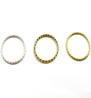 Kύκλος κυματιστός  αντικέ μεταλλικό 32mm