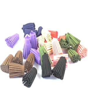 Φούντα κρεμαστή suede καστόρι 33mm