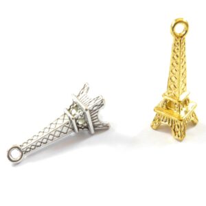 Πύργος του Eiffel κρεμαστό μεταλλικό κρεμαστό 24x8mm