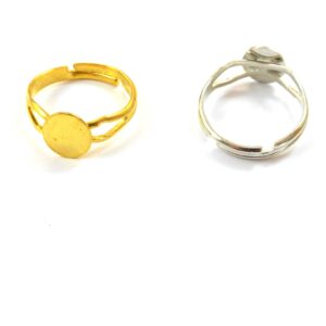 Βάση δαχτυλιδιού χαλκός λείο 18mm/6mm