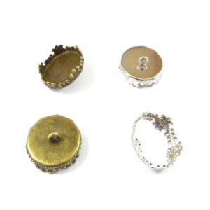 Καπελάκι μεταλλικό κρεμαστό 17x 8mm