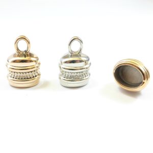 Ακρυλικός ακροδέκτης 20x17mm για κορδόνι 8x14mm