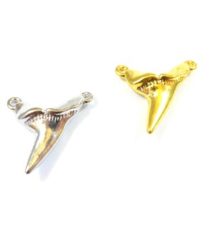Δόντι μεταλλικό κρεμαστό 23x20mm