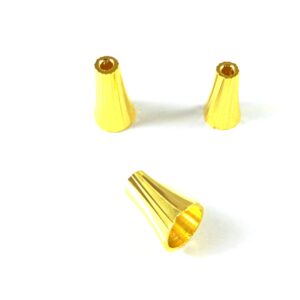 Kαπελάκι χρυσό μεταλλικό κώνος χαλκός 11x8mm