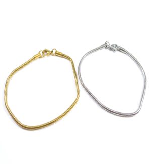 Βραχιόλι φίδι ατσάλι τύπου pandora 195×2.5mm