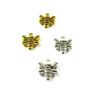 Μέλισσα μεταλλική χάντρα 14x12mm