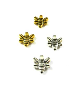 Μέλισσα μεταλλική χάντρα 14x12mm