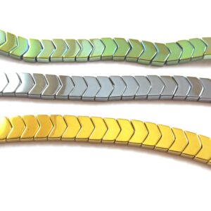 Αιματίτης χάντρα βέλος ημιπολύτιμη 6x5mm