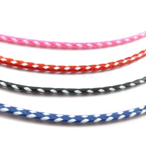 Κερωμένο δίχρωμο κορδόνι νάυλον 1.5mm/μέτρο