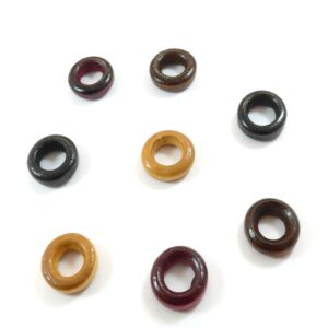 Χάντρα ροδέλα ξύλινη χάντρα 12x4mm