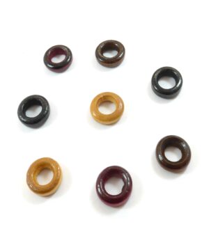 Χάντρα ροδέλα ξύλινη χάντρα 12x4mm