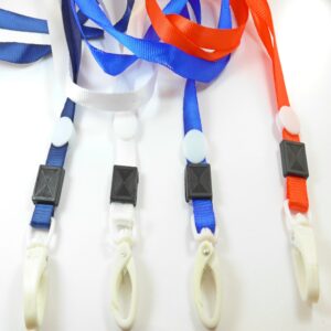 Κορδόνι λαιμού νάυλον με πλαστικό κλίπ  720x10mm
