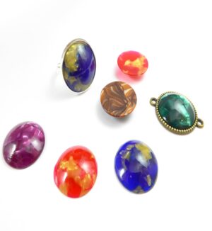 Καμπουσόν πολύχρωμο plexiglass 18mm