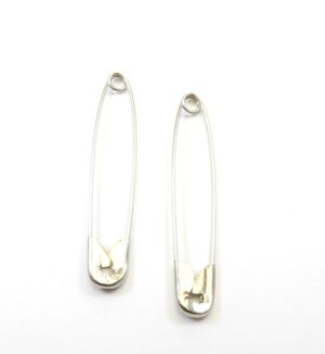 Παραμάνα ασημί μεταλλική 56×12mm