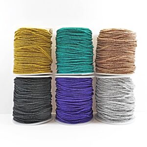 Αλυσίδα μπίλια πολυπλευρική αλουμινιού 1.5mm /καρούλι 50 μέτρα
