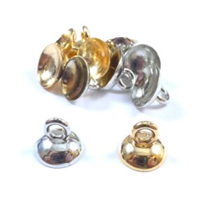 Καπελάκι ακρυλικό κρεμαστό 7x10mm κατάλληλο για χάντρα 9mm
