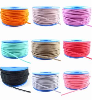 Κορδόνι ναύλον μάτ στρογγυλό 1.5mm/καρούλι 40μέτρα