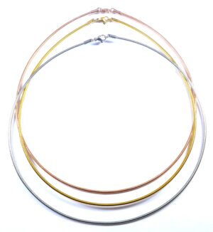 Αλυσίδα τσόκερ ατσάλι 2mm μήκος 45cm