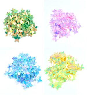 Παγιέτα ακρυλική λουλούδι 10x10.5mm/100τχμ