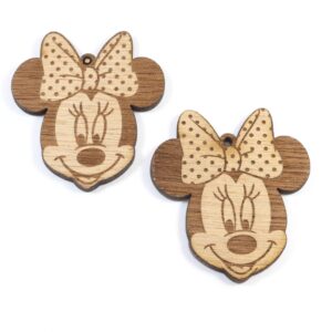 Minnie  ξύλινο κρεμαστό 40x37mm