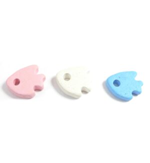 Ψαράκι μικρό κεραμική χάντρα 8.5x11mm