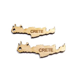 Crete κρεμαστό ξύλινο 13x47mm/10 τμχ