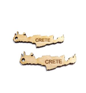 Crete κρεμαστό ξύλινο 13x47mm/10 τμχ