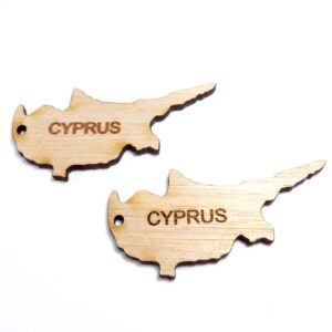 Cyprus κρεμαστό ξύλινο 23x51mm