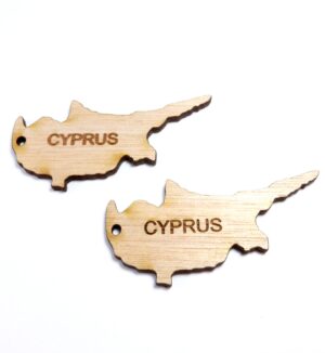 Cyprus κρεμαστό ξύλινο 23x51mm