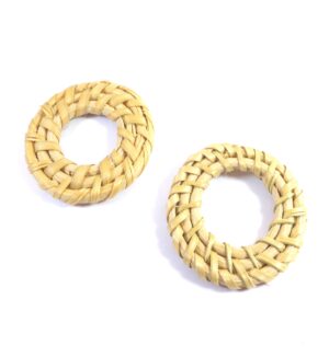Μπαμπού κύκλος δαχτυλίδι  36-40mm