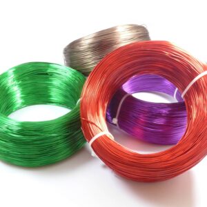 Μεταλλικό σύρμα λεπτό αλουμινίου 0.5-0.6mm 280μέτρα/κουλούρα
