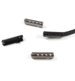 Καπελάκι-σφιχτηράκι μεταλλικό 5×22mm για κορδόνι παπουτσιών 4mm