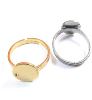 Βάση δαχτυλιδιού ατσάλι με τρύπα 17mm/10mm