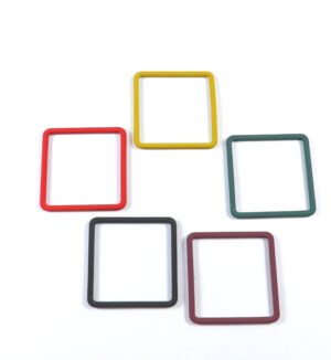 Τετράγωνο βαμμένο μεταλλικό 25x25mm