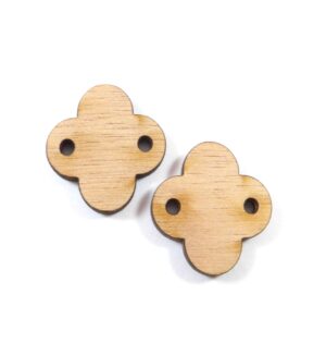 Σταυρός πλακέ ξύλινος σύνδεσμος 20x20mm