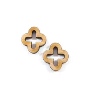 Σταυρός περίγραμμα ξύλινος σύνδεσμος 15x15mm
