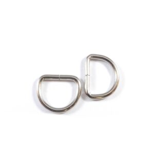 Κρίκος μεταλλικός αγκράφα D 17.5x13mm
