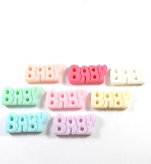 Baby opaque από ρητίνη καμπουσόν 12x29mm