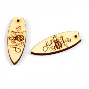 Σανίδα σέρφ "Aloha" ξύλινο κρεμαστό 50x18mm