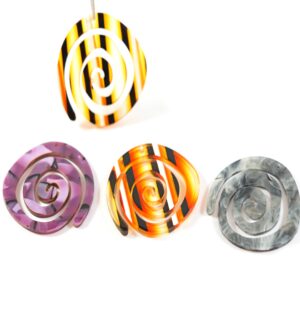 Σαλιγκάρι πολύχρωμο κρεμαστό plexiglass 41.5×43.5mm