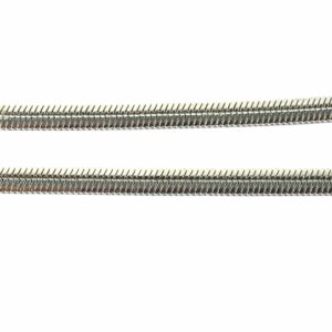 Αλυσίδα ασημί ατσάλι φίδι πλακέ 3x1mm/μέτρο